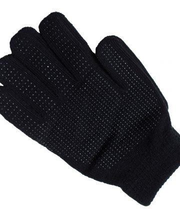 Black Gripper Gloves