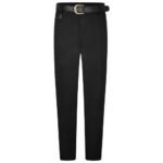 Black Mcdonalds Elastic Back Trousers