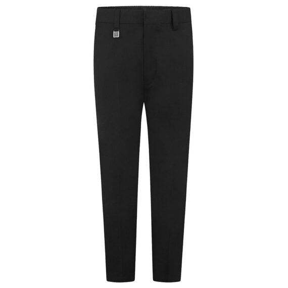 Slim Fit Boys Trousers - Black