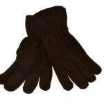 Brown Fleece Gloves