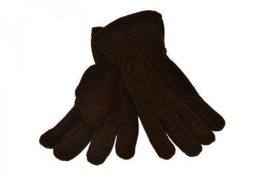 Brown Fleece Gloves