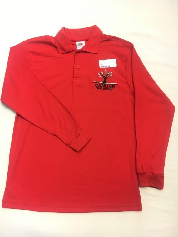 Canons High School Long Sleeve Polo Shirt
