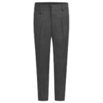 Slim Fit Boys Trousers - Grey