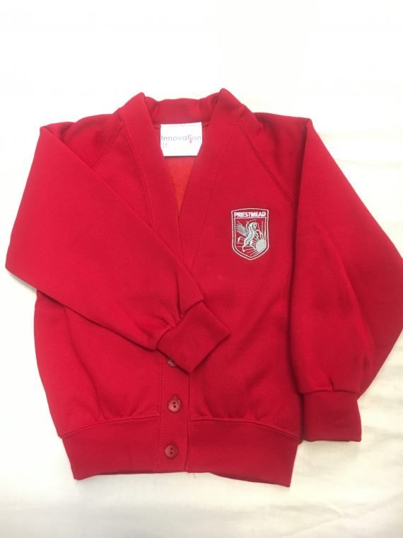 Priestmead Red Cardigan