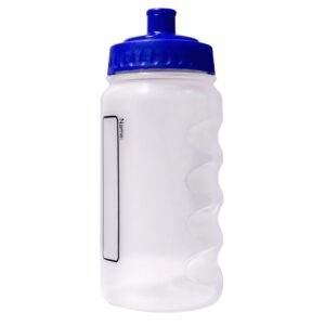 Dark Navy Blue Top Water Bottle with Printed Name Tag
