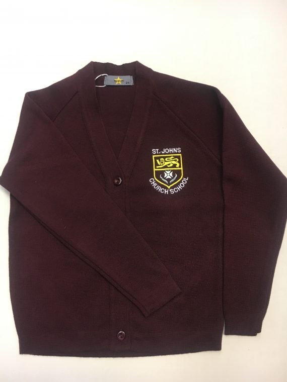 St John's COE knitted cardigan