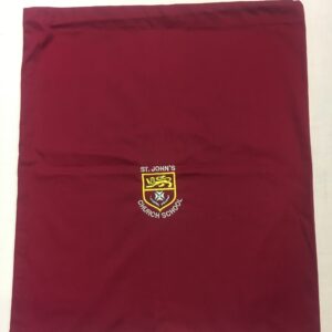 Maroon PE bag