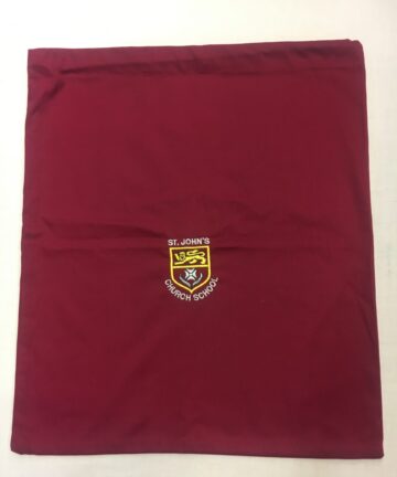 Maroon PE bag