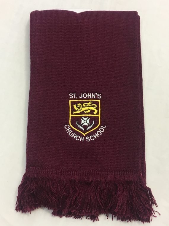 St John's COE Schoo Scarf