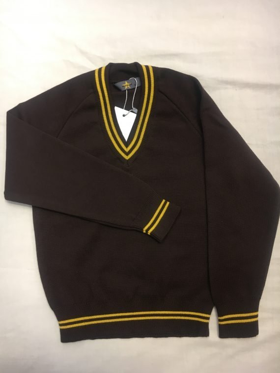 St Joseph's  V Neck Knitted Jumper