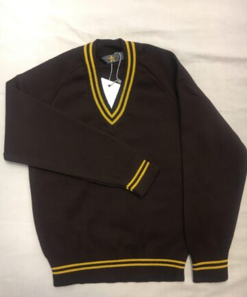 St Joseph's  V Neck Knitted Jumper