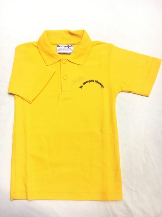 St Josephs Yellow Polo shirt