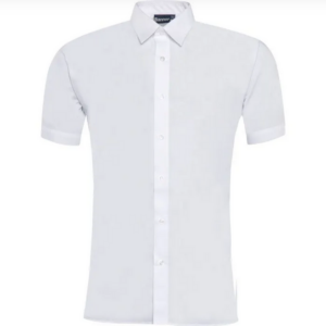 WHITE NON-IRON REGULAR FIT SHORT SLEEVE BLOUSE (PACK OF 2)