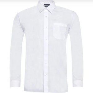 WHITE NON-IRON REGULAR FIT LONG SLEEVE SHIRT(PACK-2)